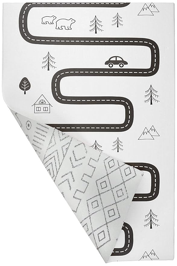 Baby Care Play Mat 82'' x 55'' Original One-Piece Reversible Rollable by Baby+Care+Play+Mat