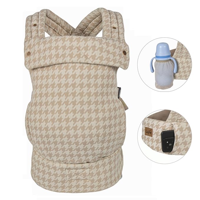Baby Carrier for Newborns to Toddlers, 2025 Upgraded Houndstooth Adjustable - Image 9