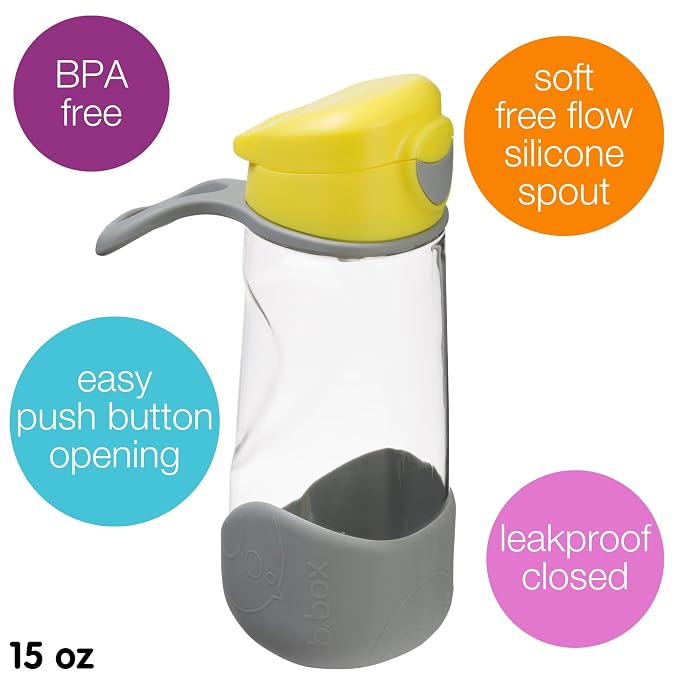 b.box 15 oz Sport Spout Kids Water Bottle - Image 3