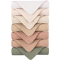 Konssy Baby Muslin Washcloths 7-Pack, 100% Cotton Baby Bath Washcloths by Konssy