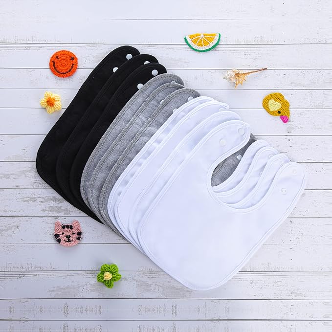 Hakochia Waterproof Baby Bibs Organic Cotton Super Soft and Absorbent - Image 7