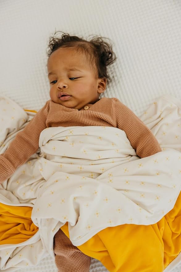 Copper Pearl Three-Layer Baby Blanket: Soft Baby Quilts - Image 4