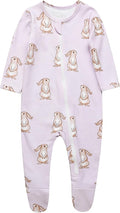 O2 BABY Baby Boys Girls Organic Cotton Zip-Front Sleeper Pajamas, Footed Sleep by O2BABY
