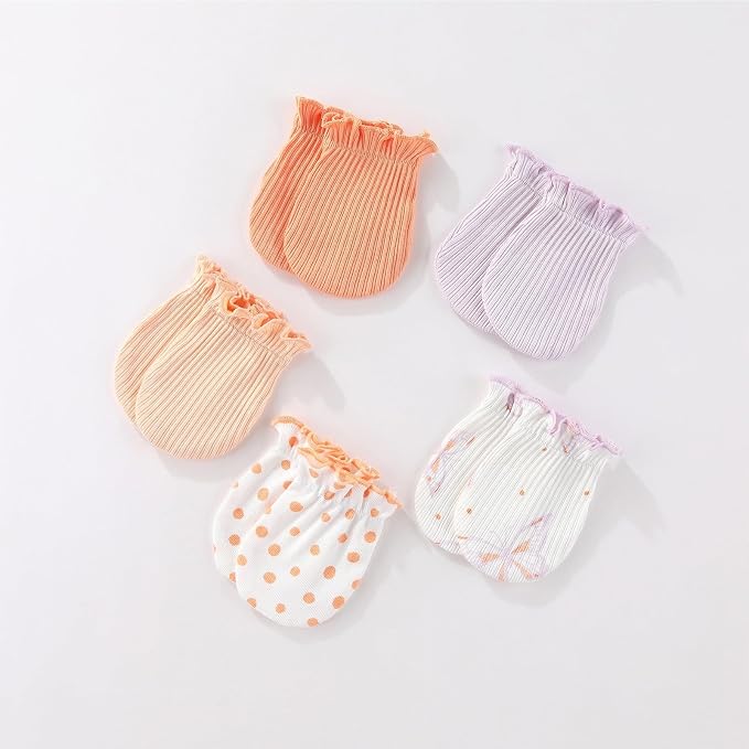 15 Pack Infant Hats Gloves Socks Unisex Baby Boy Girl Accessories Set Cotton - Image 6