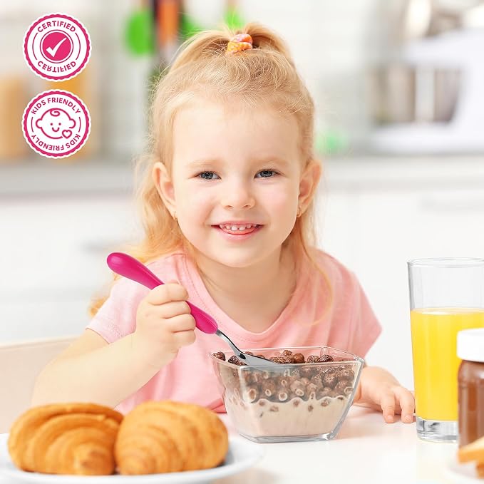 Lehoo Castle 6 Pieces Toddler Utensils, Kids Silverware - Image 6