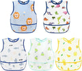 Accmor Baby Bibs, Waterproof Baby Toddler Bibs, Apron Smock Bib by Accmor
