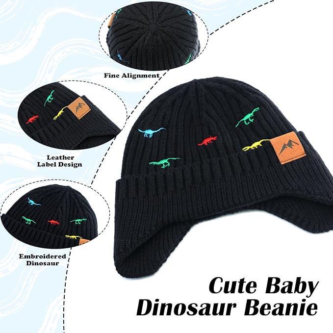 POXIMI Baby Boy Winter Hat Toddler Warm Beanie Girl Knit Hats - Image 4