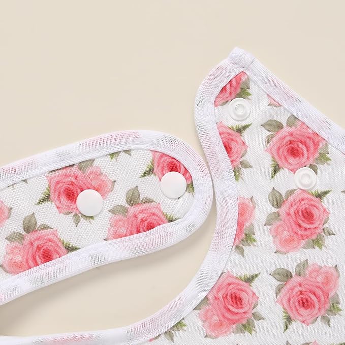 8 Pack Baby Bibs Unisex Adjustable - Image 4