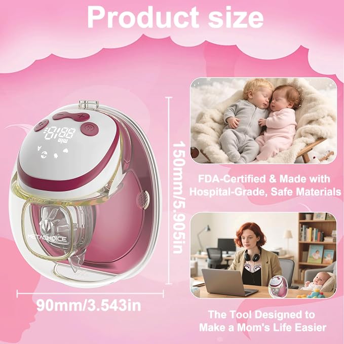 Wearable Breastfeeding Pump & Lactation Massager, FDA Cleared - Image 6