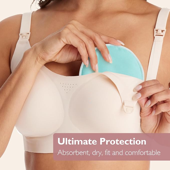 Momcozy Reusable Nursing Pads, Innovative Use of One Way Moisture-Wicking - Image 8