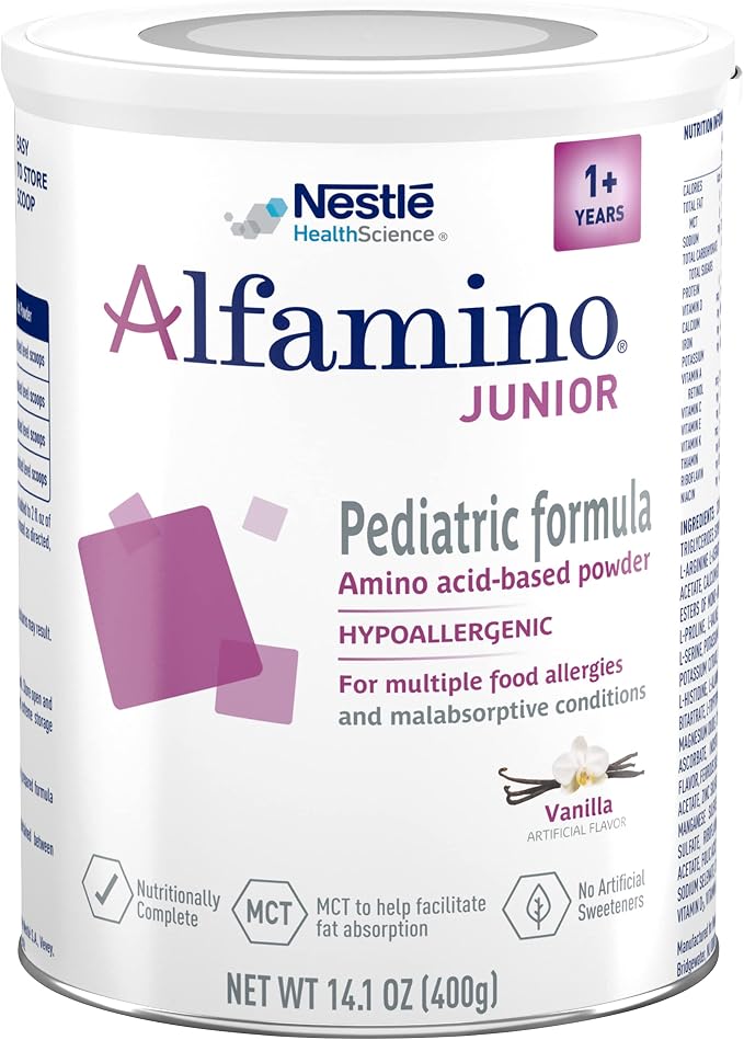 Alfamino Junior Amino Acid Based Pediatric Powder Formula, 14.1 oz by Alfamino