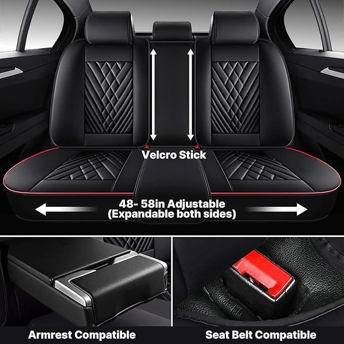 Universal Leather Auto Seat Cover - Image 5