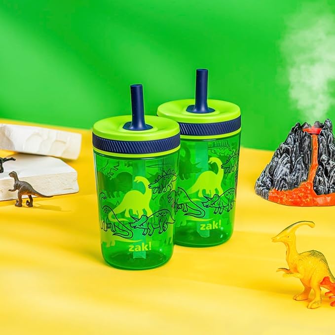 Zak Designs Kelso 15 oz Tumbler Set, Leak-Proof Screw-On Lid - Image 2