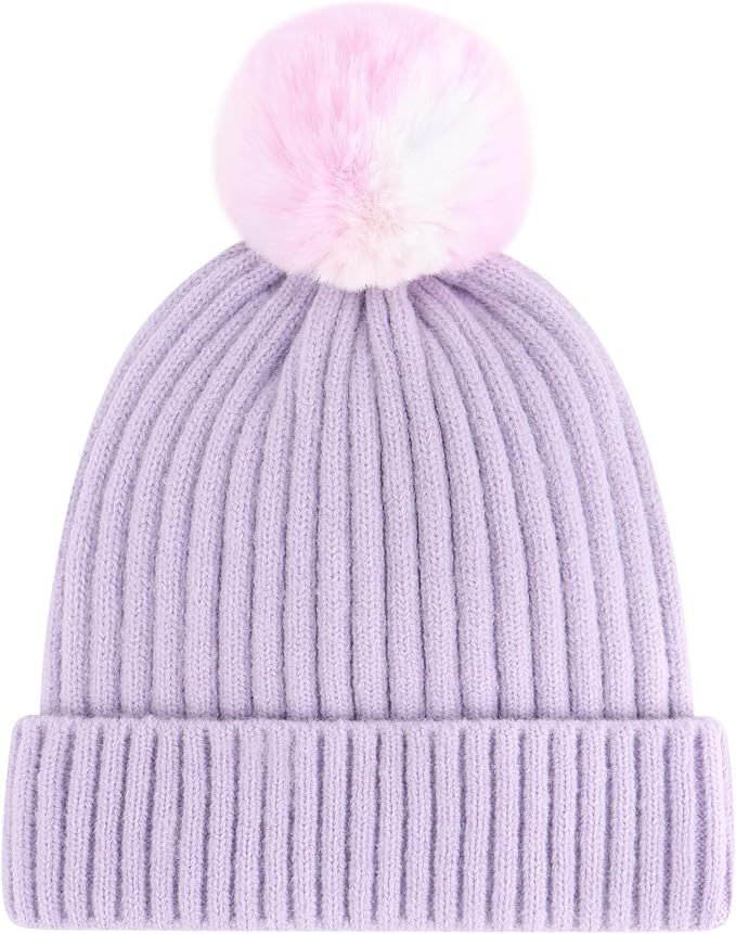 Girls Winter Hat Warm Toddler Beanie - Image 2