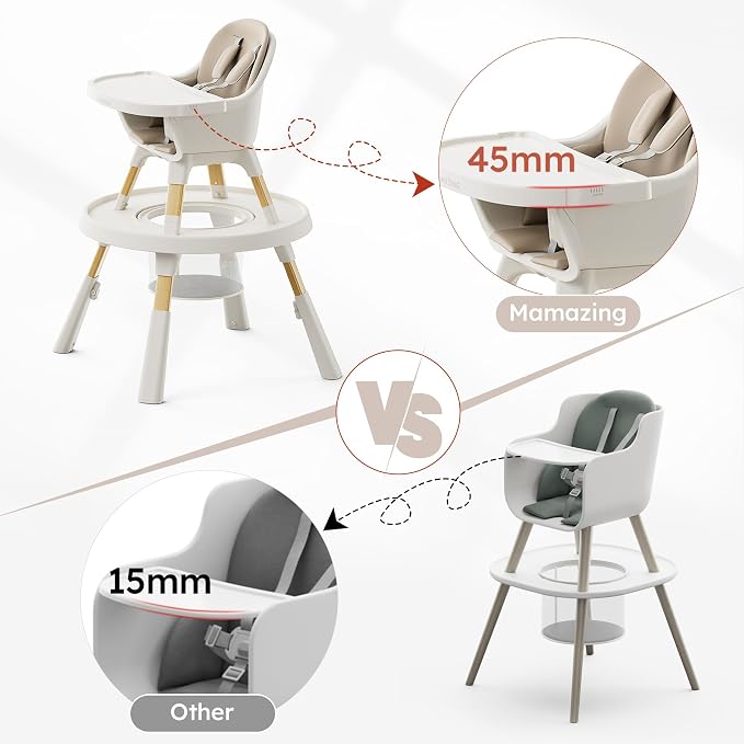 MAMAZING 8-in-1 High Chair, Infant and Toddler High Chair - Image 4