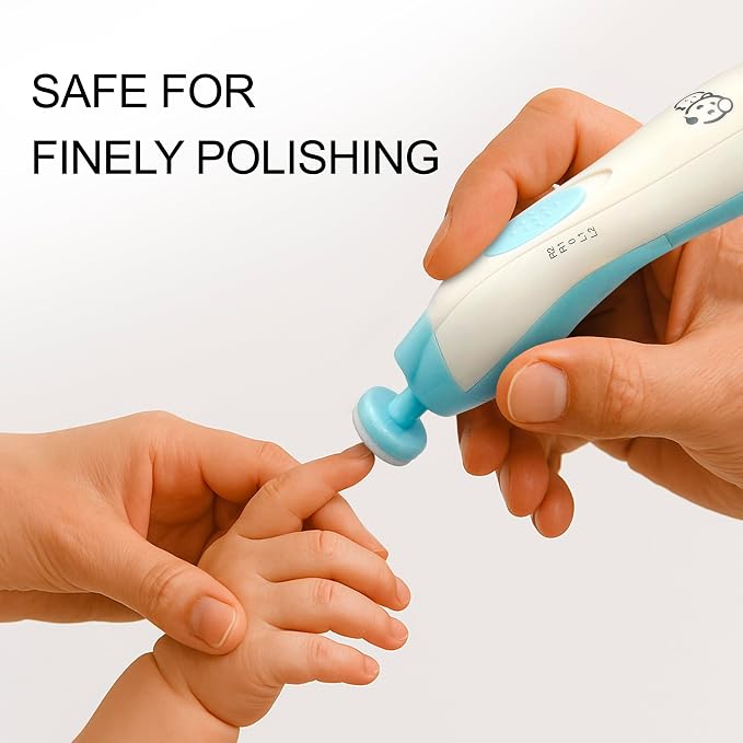 Baby Nail Trimmer 6 in 1, Usage Labeled Case, Royal Angels Baby Electric Nail - Image 6