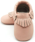 OWLOWLA Baby Moccasins Soft Sole Leather Baby Shoes Infant Toddler Pre-Walker by Owlowla