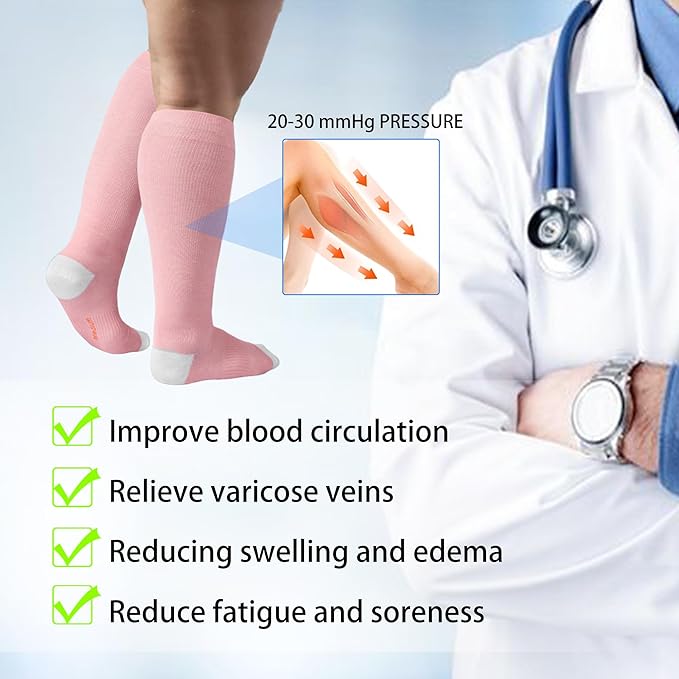 LEVSOX Viscose Made from Bamboo Compression Socks - Image 5