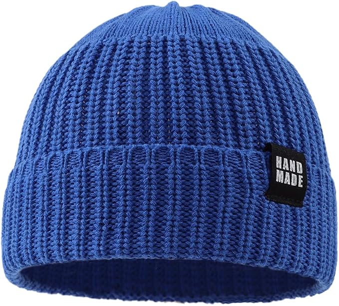 JANGANNSA Simple Knitted Baby Beanie Hip-Hop Boys Winter Hat Toddler Kids Bonnet - Image 2