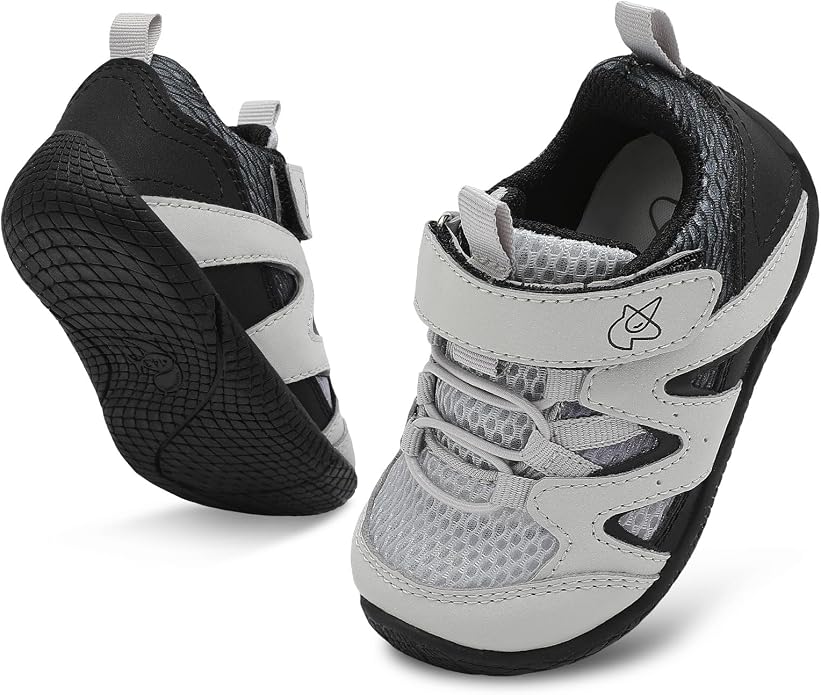 LeIsfIt Baby Shoes Boys Girls First Walking Shoes Non-Slip Toddler Breathable by Leisfit