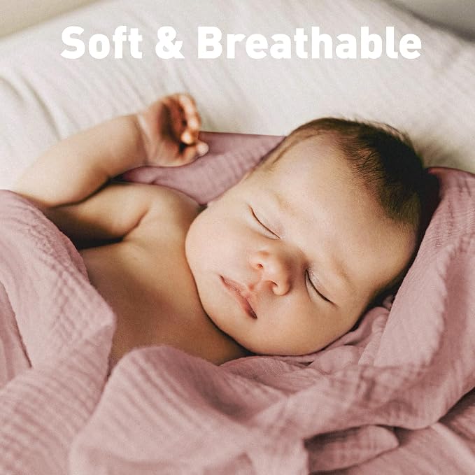 GLLQUEN BABY Muslin Swaddle Blankets - Image 3