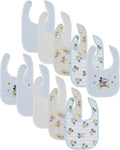 Disney 10-Pack Mickey Mouse Baby Bibs – Ten Soft, and Adjustable Cotton Bibs by Disney