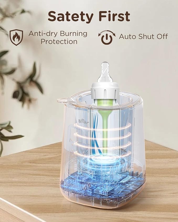 Bear Baby Bottle Warmer, Milk Warmer Breastmilk Bag Formula Fast Warming - Image 5