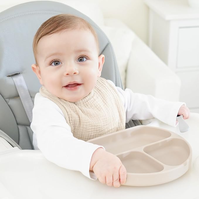 100% Cotton Muslin Baby Bibs 10-Pack Baby Drool Bibs - Image 4