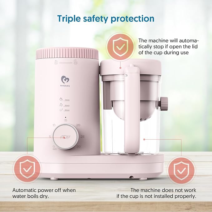 Baby Food Maker Bellababy Baby Food Processor, Puree Blender Steamer - Image 5