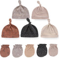 Baby Hat and Mittens Set Newborn Baby Hats Caps by MAMIMAKA