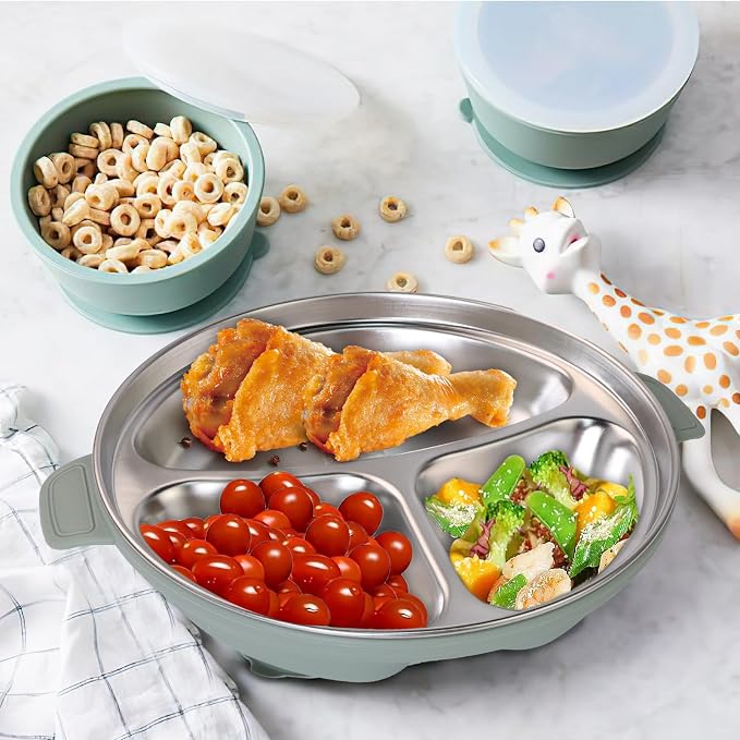 Stainless Steel Toddler Plates - Image 7