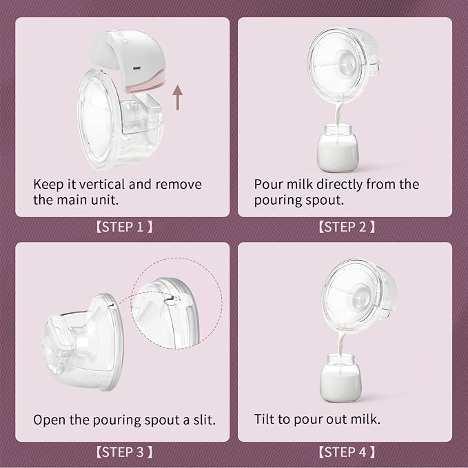 Springhope No.586 Electric Breast Pump Hands Free, Wearable Breastfeeding Pump - Image 6