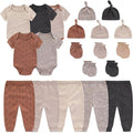 Unisex Baby Boy Girl Bodysuits Sets 20 Pack Cotton Casual New Born Clothes by JELYLOVE