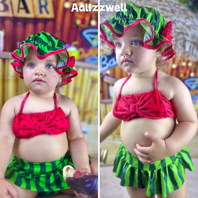 Aalizzwell Baby Girl 2-Piece Bikini Swimsuit - Image 2