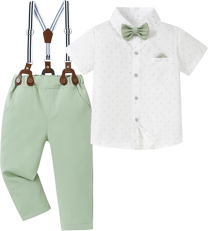 nilikastta Boy Suit Toddler Boy Outfit Boy Dress Shirt by Nilikastta