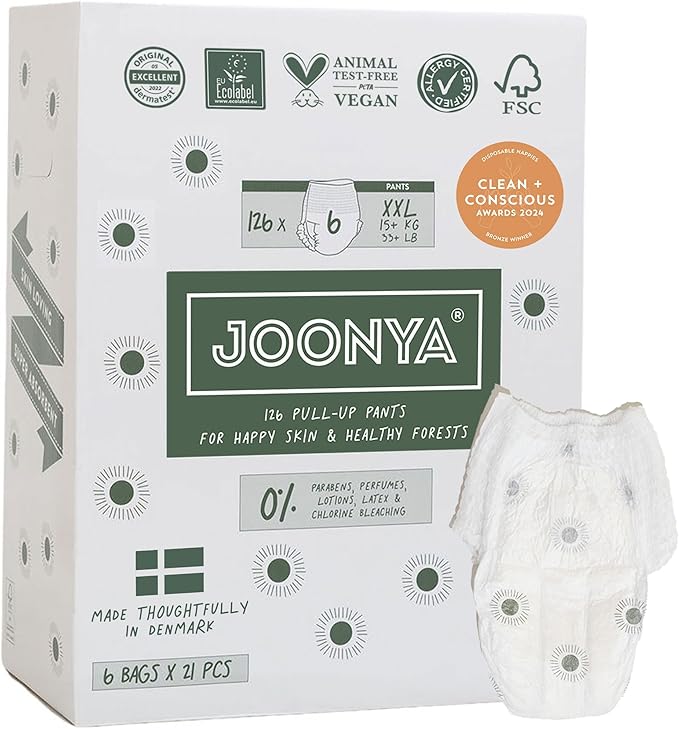 Joonya Pull-Up Pants Baby Diapers, Size 6 XXL by Joonya