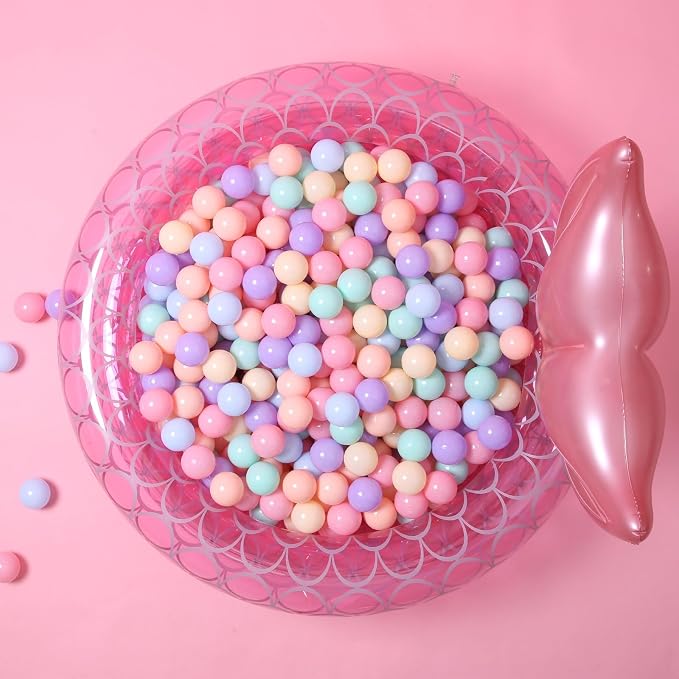 GOGOSO Ball Pits Balls for Toddlers Pack of 50 100 200 Plastics Shape Ball - Image 7