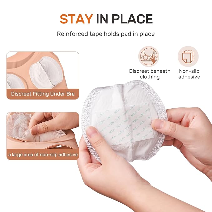 NCVI Nursing Pads Disposable, Super Absorbent and Keep Dry, Soft &Thin Nipple - Image 6