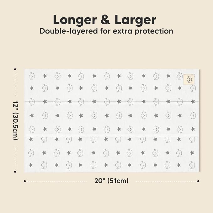 Organic Burp Cloths Baby Boy, Girl - Image 3