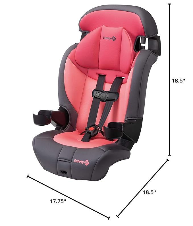 Safety 1st Grand 2-in-1 Booster Car Seat, Sunrise Coral - Image 14