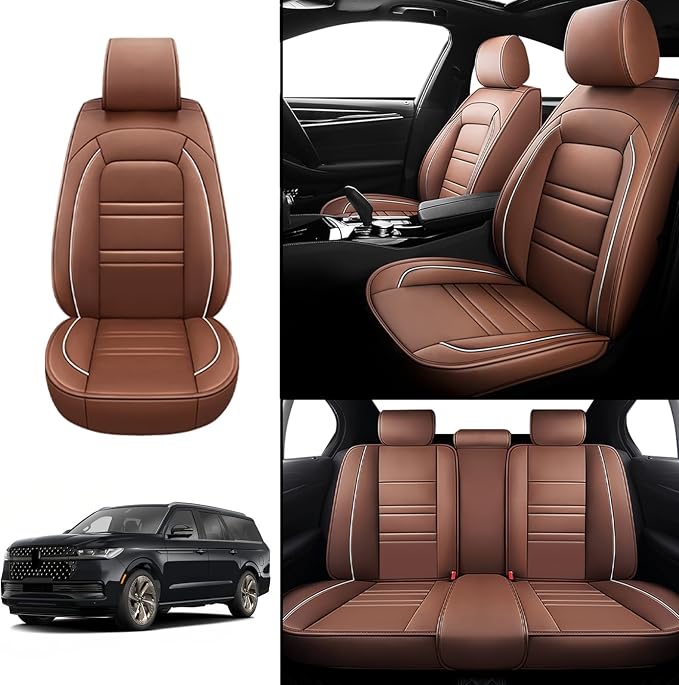 Seat Covers for Lincoln Navigator 1998-2025 | 5-Seats Leather Seat Covers - Image 2