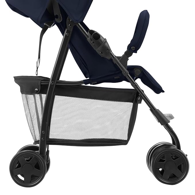hauck Lightweight and Compact Travel Baby/Toddler Foldable Stroller, Dark Blue - Image 9
