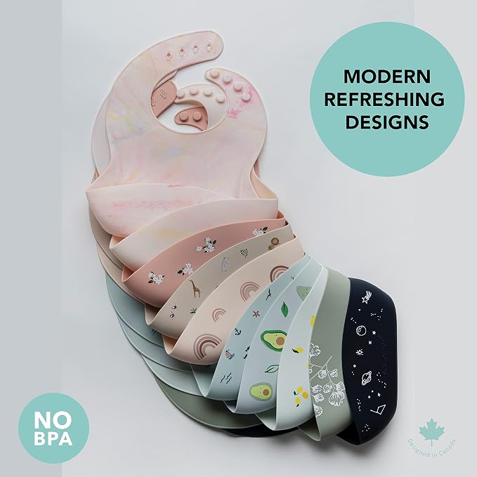 Loulou Lollipop Soft, Waterproof Silicone Feeding Bib - Image 8