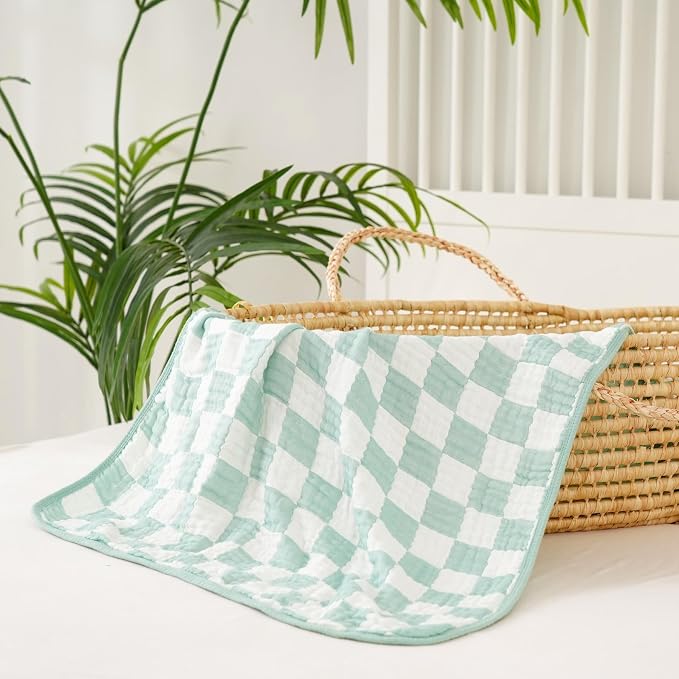 Ultra Soft Muslin Baby Blanket, A Versatile Swaddle and Bed Blanket - Image 5