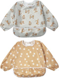 Little Dimsum Baby Bib with Pocket Waterproof Toddler Bibs Infant Feeding Bibs by LittleDimsum