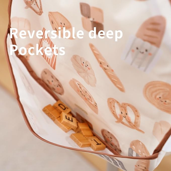 Feeding Bibs for Baby, 3 Pack-Waterproof & Easy Clean Feeding Bibs for Toddlers - Image 5