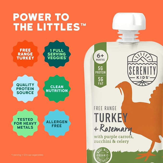 Serenity Kids 6+ Month Baby Food Puree Pouches - Image 4