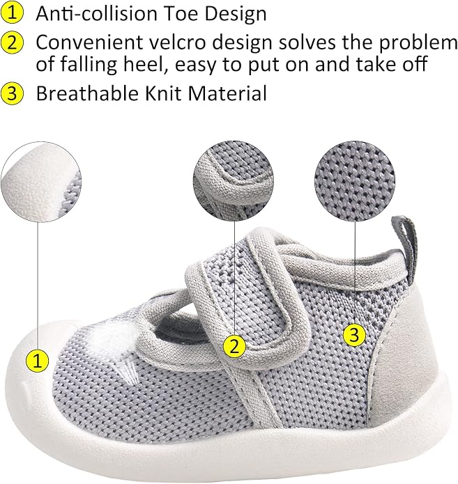 Baby First-Walking Shoes 1-4 Years Kid Shoes Trainers Toddler Infant Boys Girls - Image 2