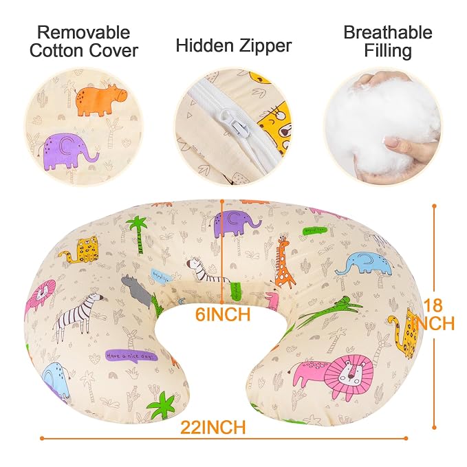 Baby Nursing Pillow for Breastfeeding, Adjustable Breast Feeding Pillow for - Image 6