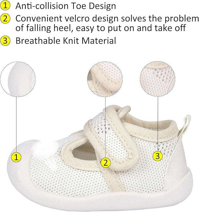 Baby First-Walking Shoes 1-4 Years Kid Shoes Trainers Toddler Infant Boys Girls - Image 2